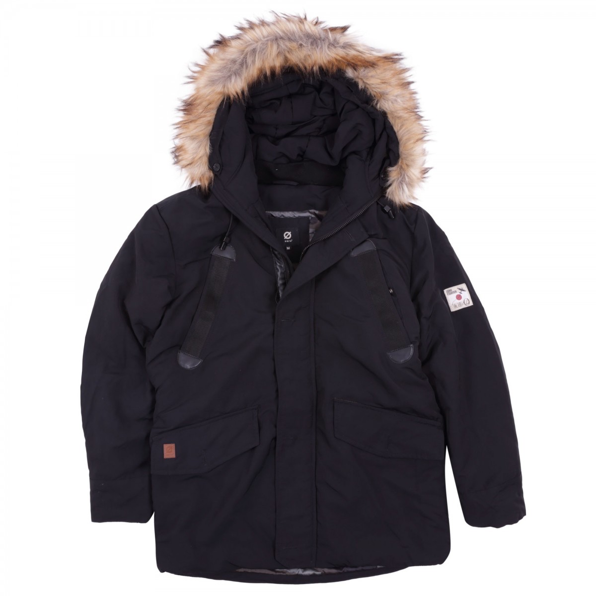 MENS JKT HOODED WITH FAKE FUR