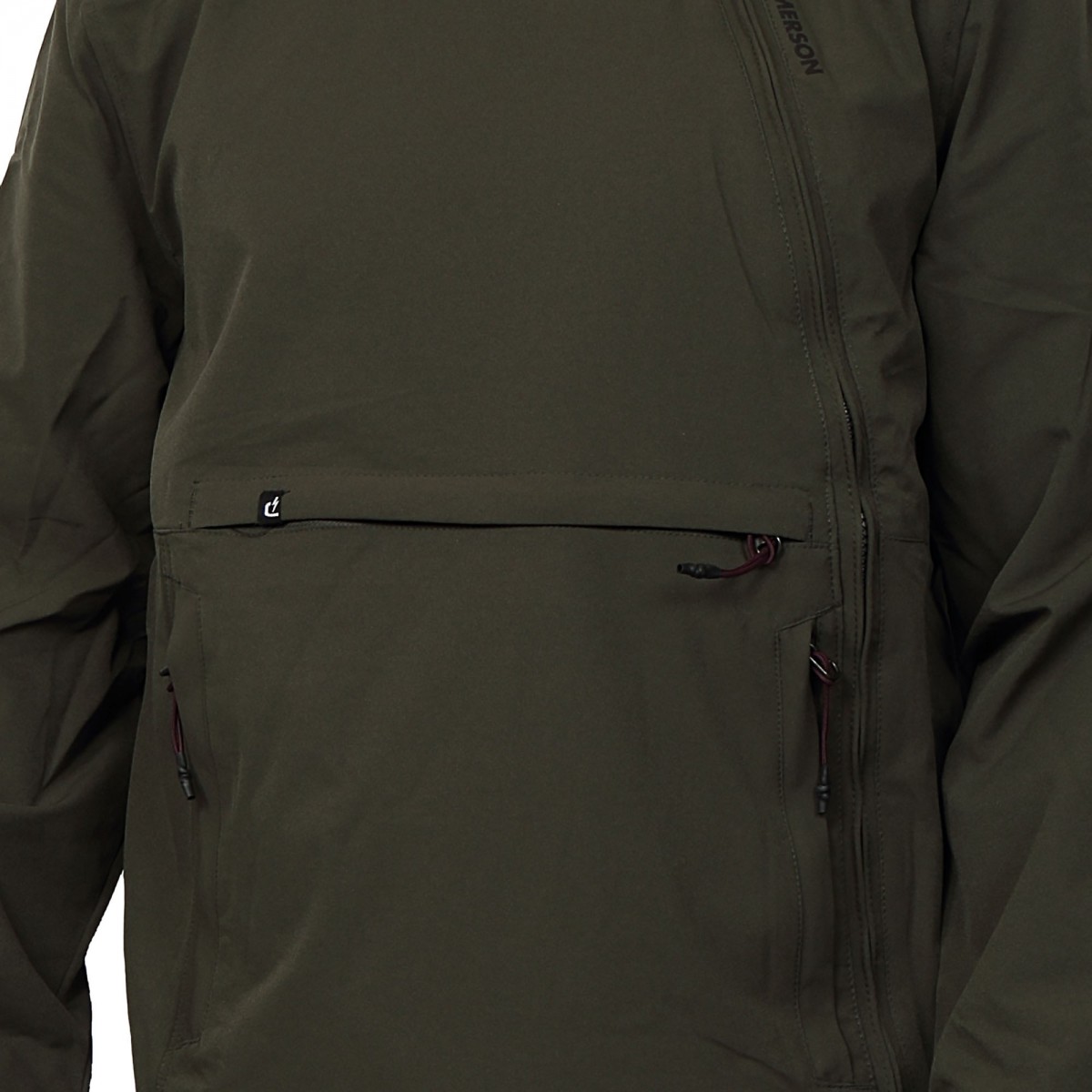 MENS PULLOVER JACKET WITH HOOD