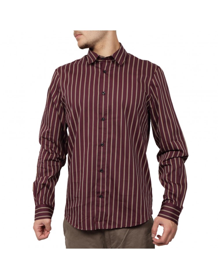 STRIPED RELAXED-FIT SHIRT