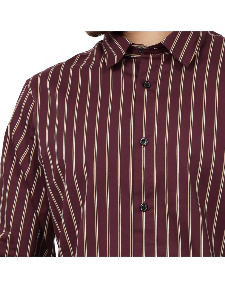STRIPED RELAXED-FIT SHIRT