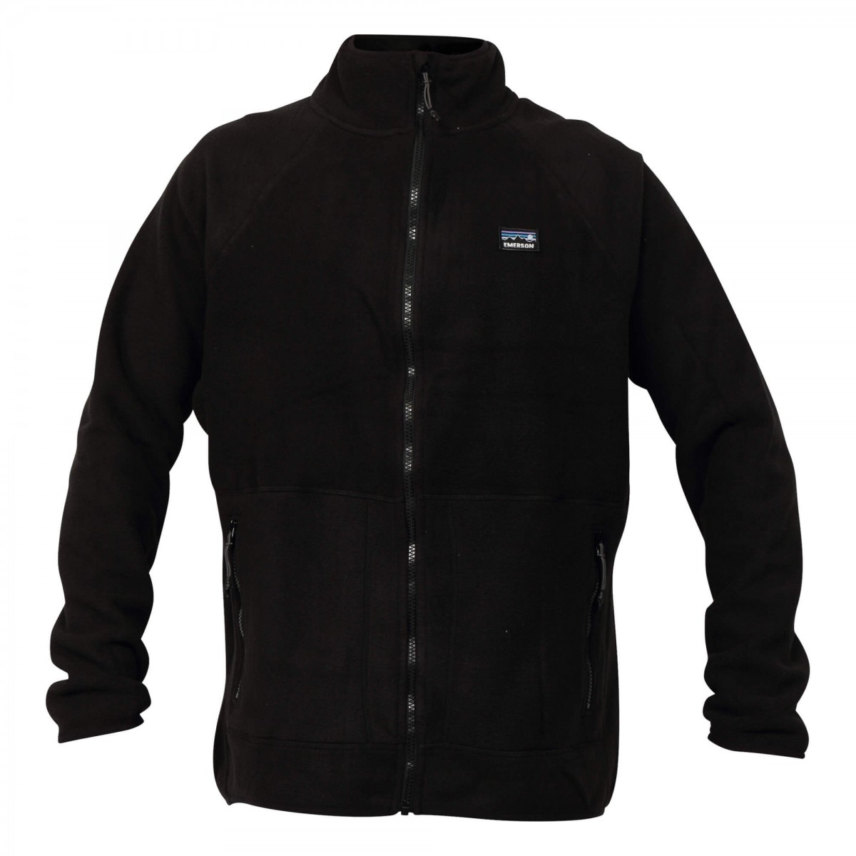 Emerson Zip Up Fleece Jacket - Altershops Μαύρο