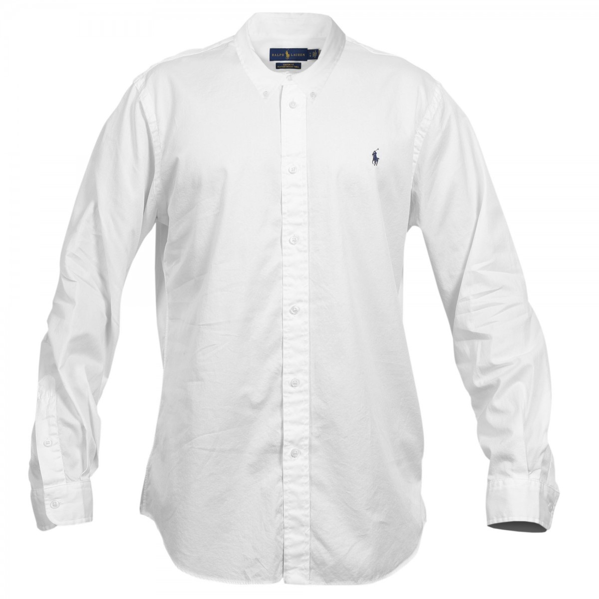 Polo Ralph Lauren Custom Fit Featherweight Twill Shirt - Altershops Λευκό