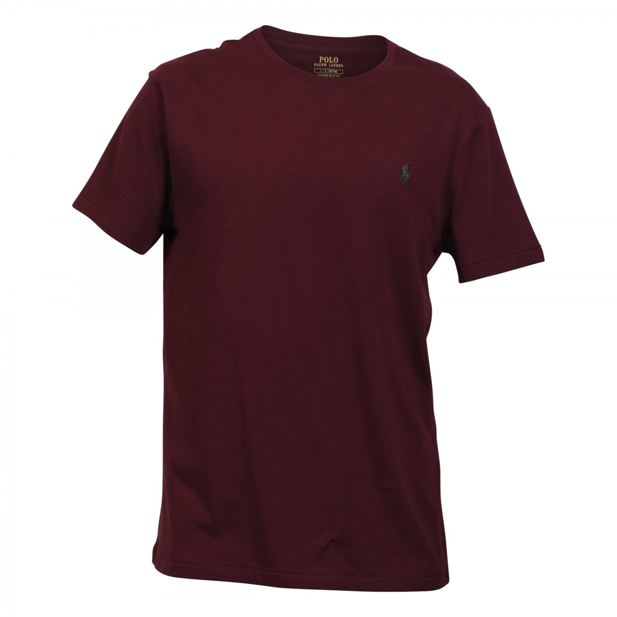 Polo Ralph Lauren Cotton Crew Neck T-shirt - Altershops Μπορντώ