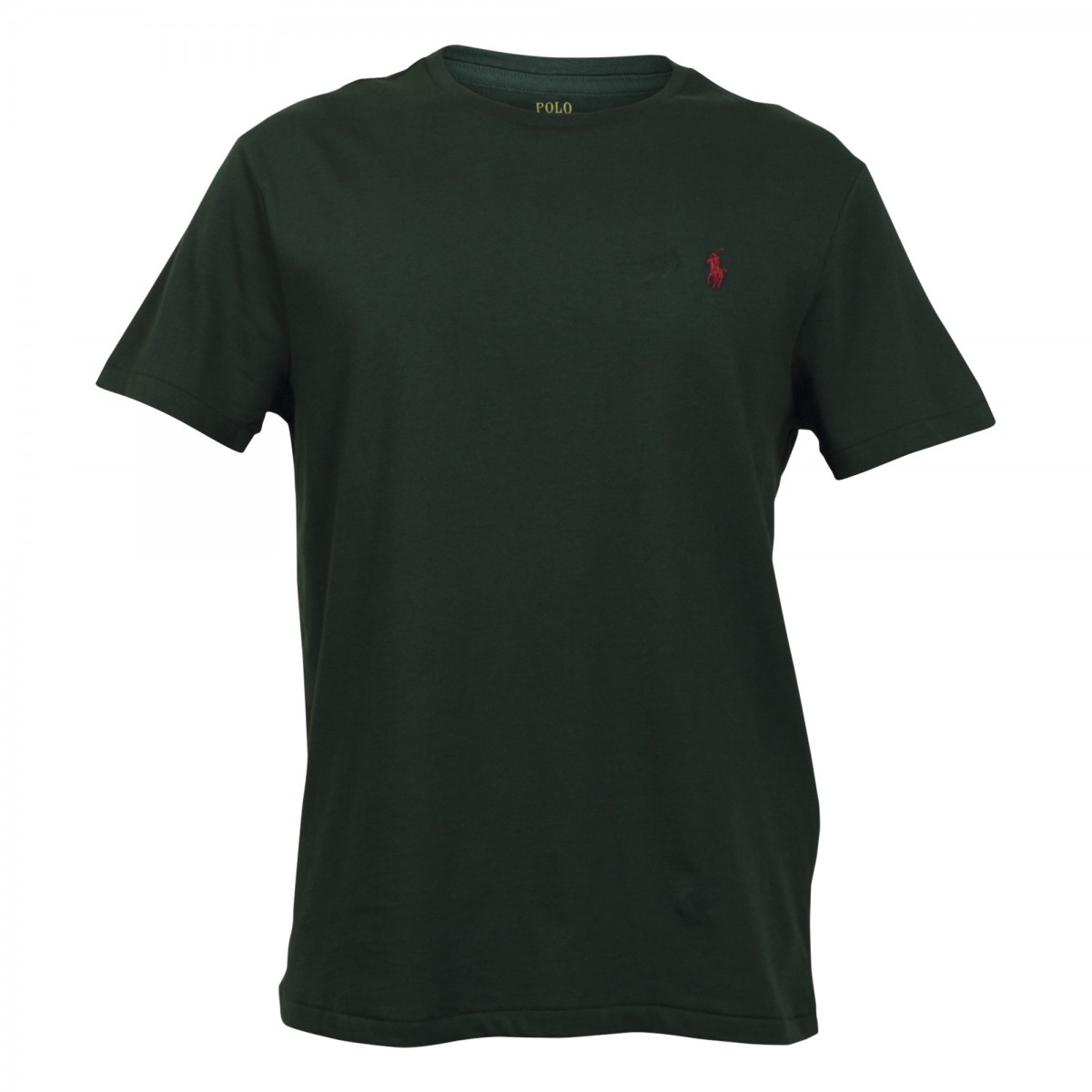 Polo Ralph Lauren Cotton Crew Neck T-shirt - Altershops Σκούρο Πράσινο