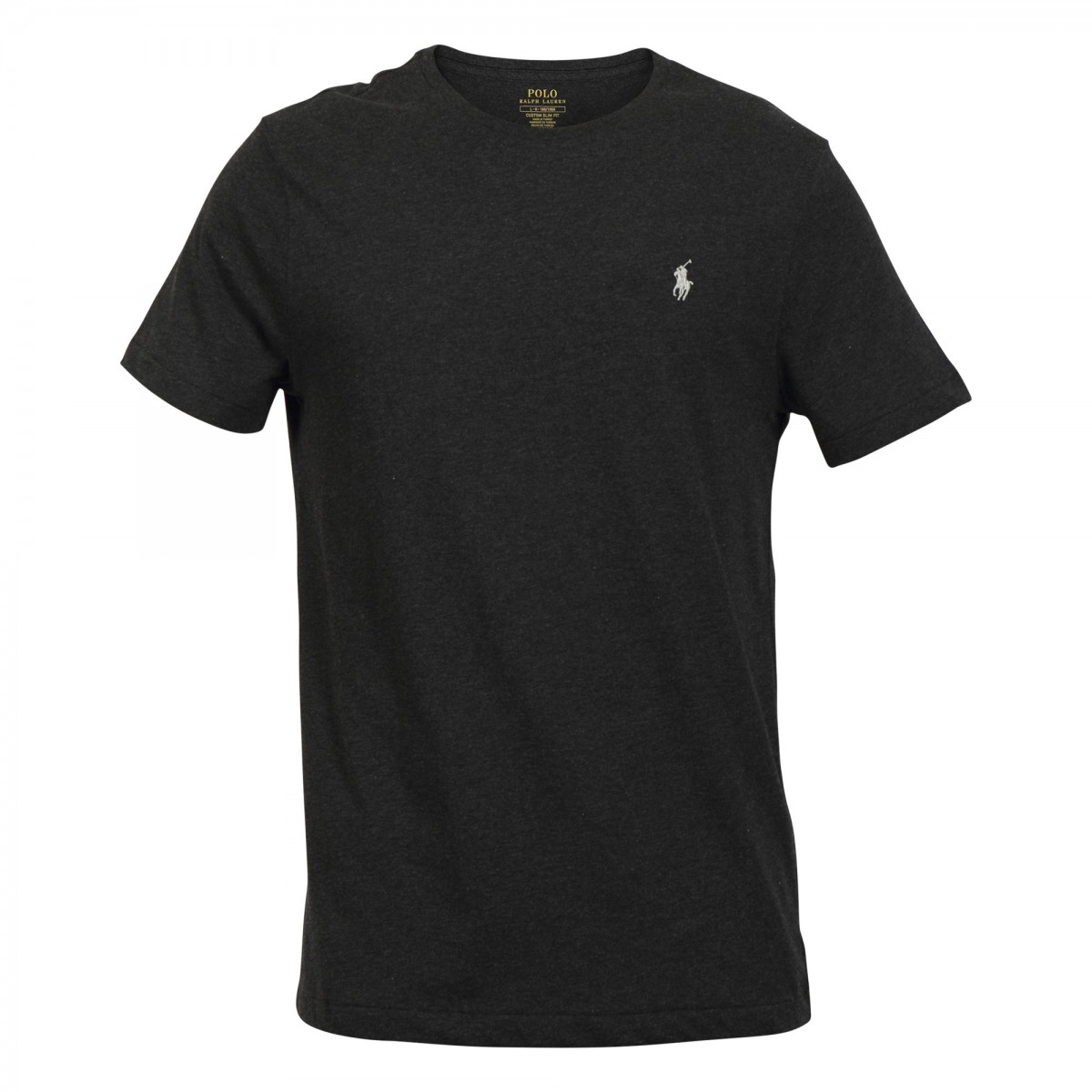 Polo Ralph Lauren Cotton Crew Neck T-shirt - Altershops Μαύρο
