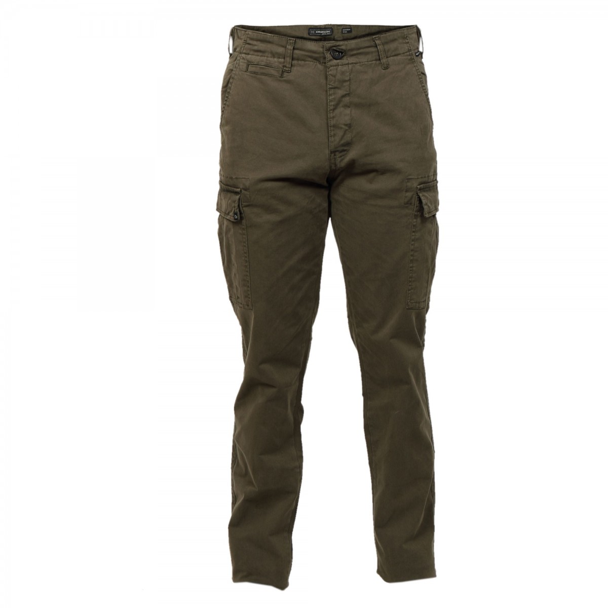 Emerson Mens Garment Dyed Stretch Cargo Pants - Altershops Λαδί