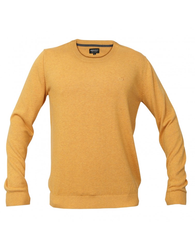 COTTON KNIT WITH ROUND NECK