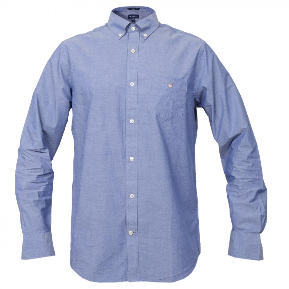 Gant Broadcloth Shirt Regular Fit - Altershops Γαλάζιο