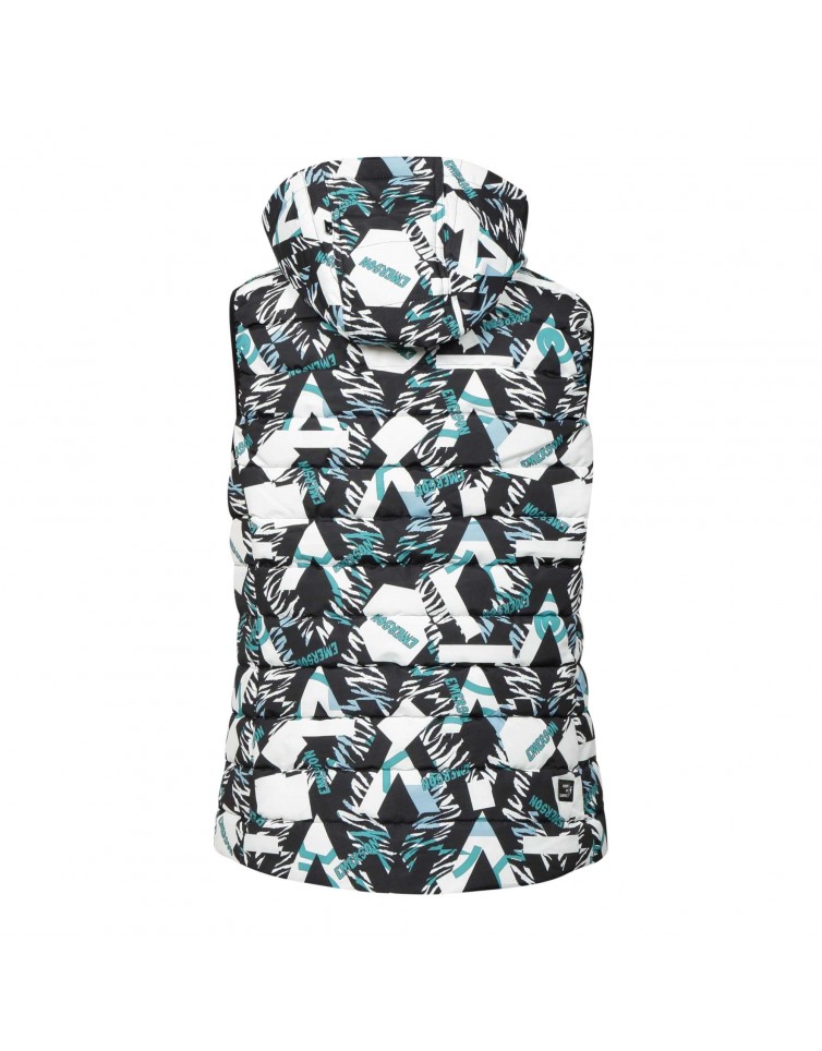 P.P DOWN VEST WITH HOOD