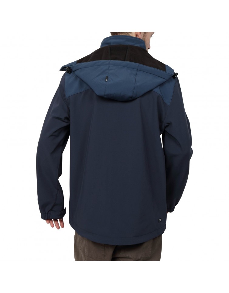 MENS SOFT SHELL JACKET WITH DET/BLE HOOD ΒΜ11.09