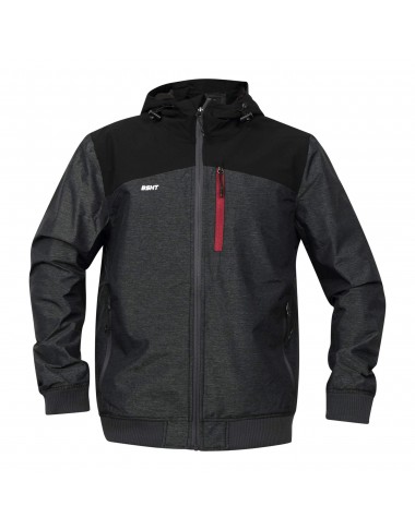 MENS RIBBED JACKET WITH HOOD ΒΜ10.37