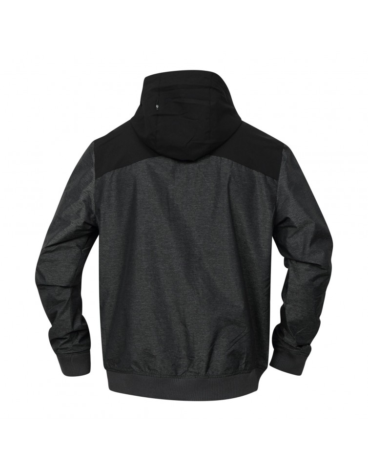 MENS RIBBED JACKET WITH HOOD ΒΜ10.37