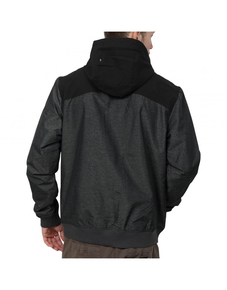MENS RIBBED JACKET WITH HOOD ΒΜ10.37