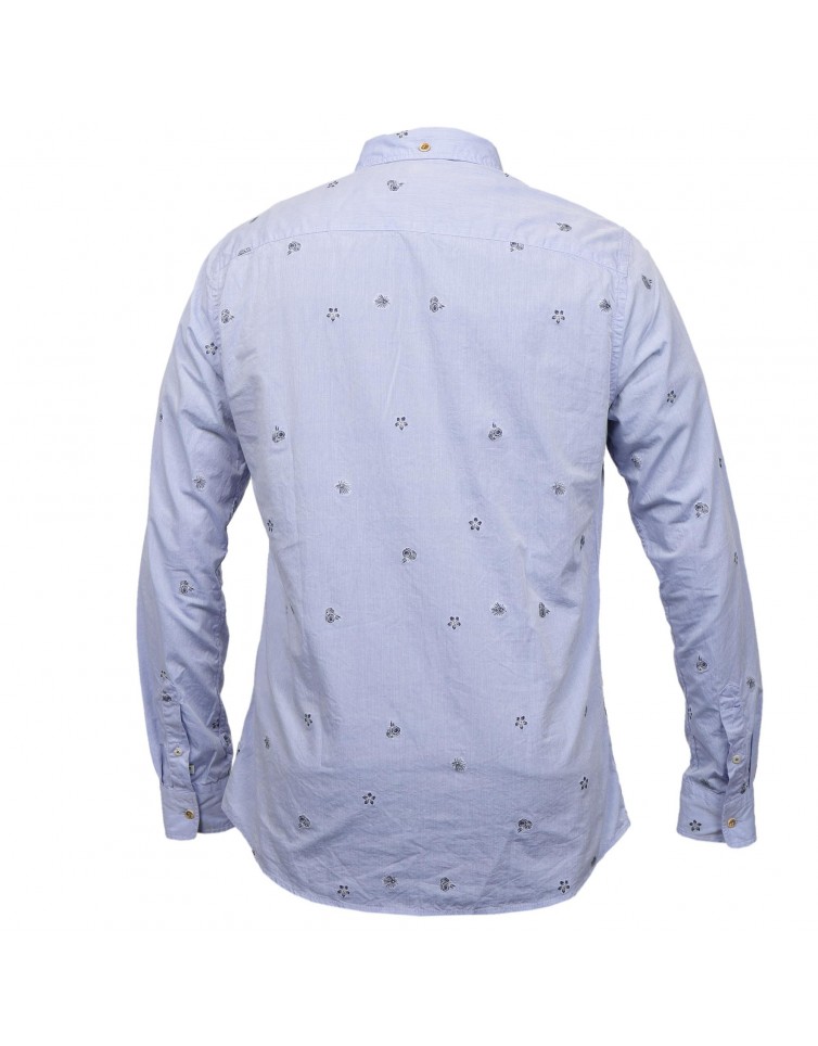 BASIC LONG SLEEVE SHIRT-166009