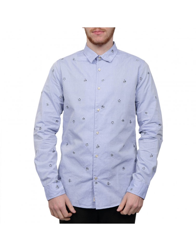 BASIC LONG SLEEVE SHIRT-166009