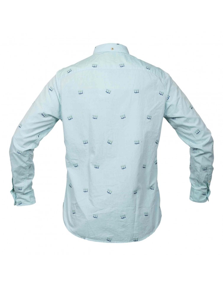 BASIC LONG SLEEVE SHIRT-166009