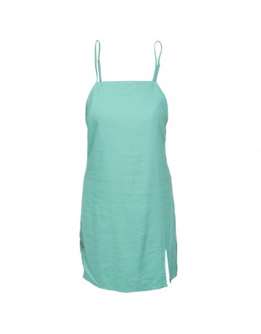 LINEN BLEND SHORT DRESS-15255185