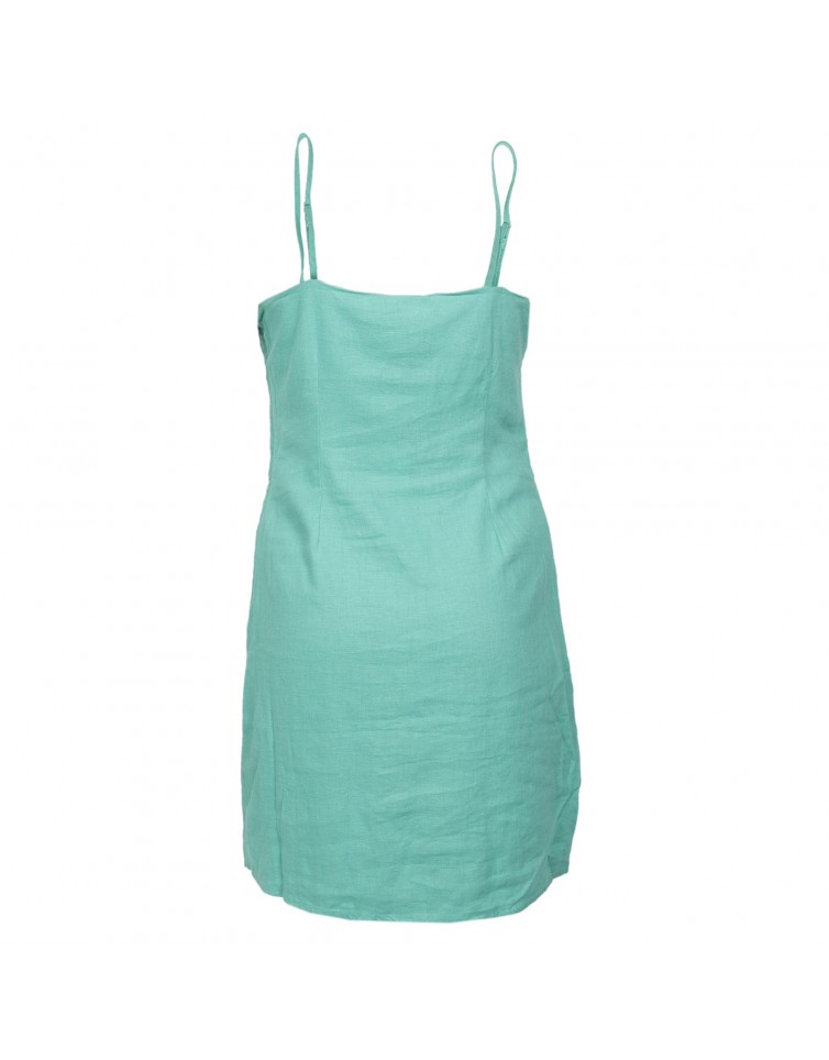 LINEN BLEND SHORT DRESS-15255185