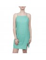 LINEN BLEND SHORT DRESS-15255185