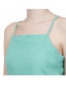 LINEN BLEND SHORT DRESS-15255185
