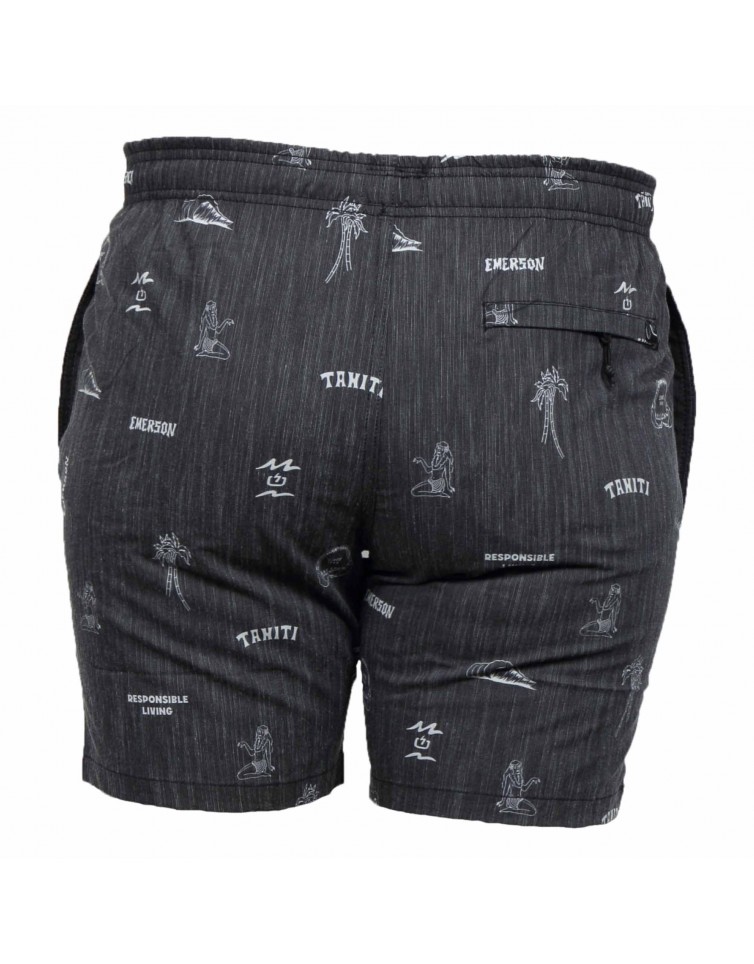 Men's Printed Packable Volley Shorts