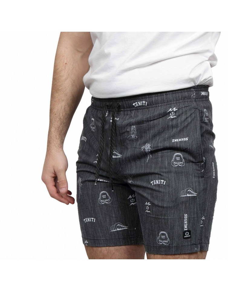 Men's Printed Packable Volley Shorts
