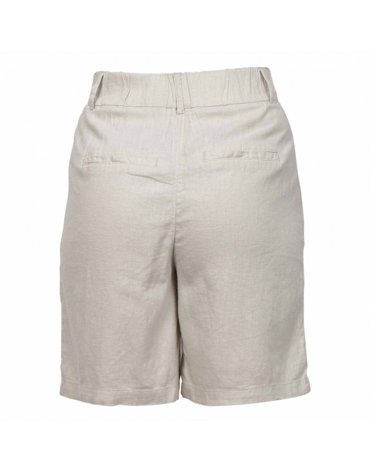 LINEN BLEND SHORTS-15256260