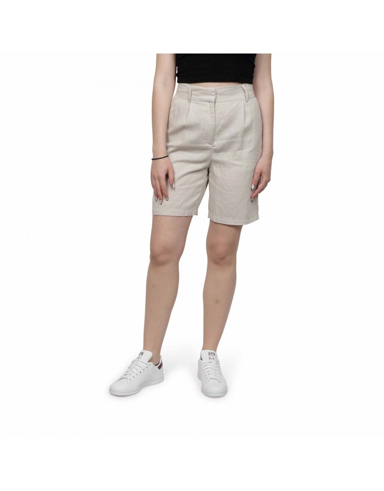 LINEN BLEND SHORTS-15256260
