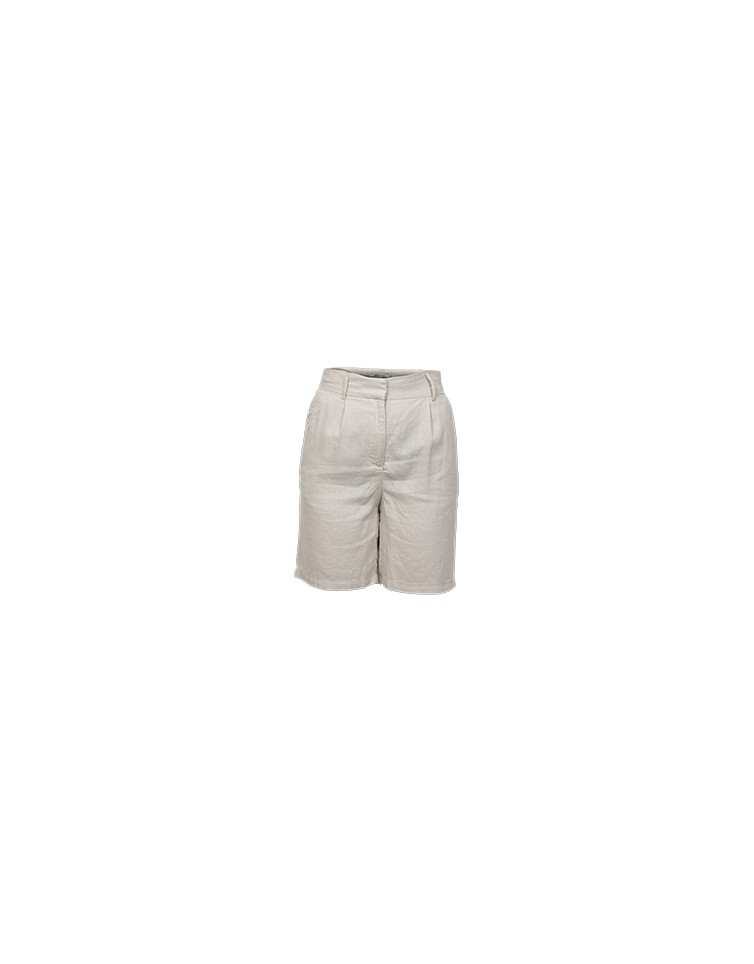 LINEN BLEND SHORTS-15256260