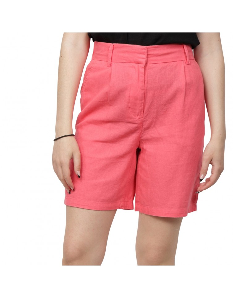 LINEN BLEND SHORTS-15256260
