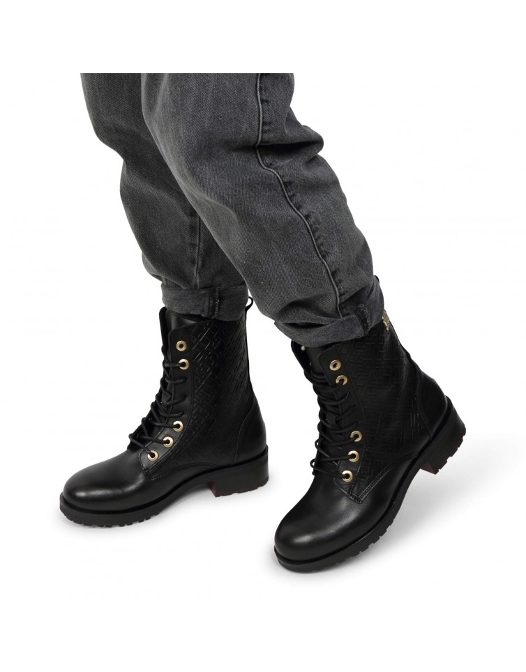 MONOGRAM BIKER BOOT-FW0FW06817