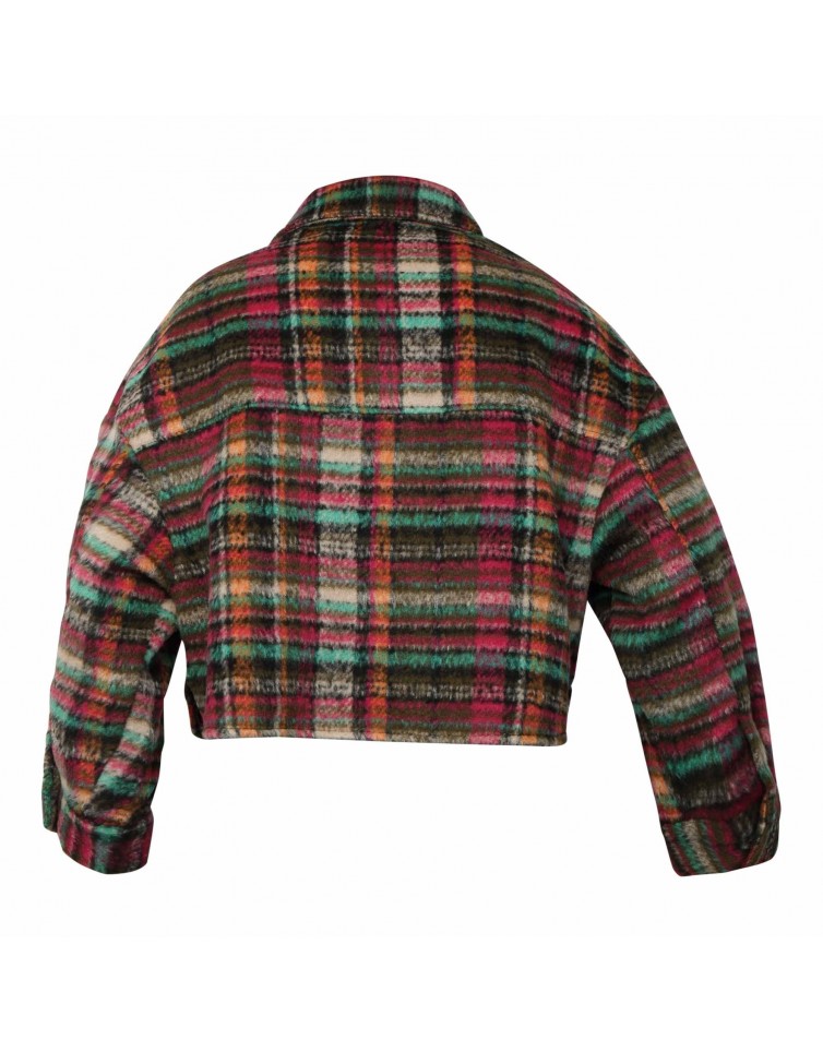 MAEVE CROP CHECK JACKET-15243176