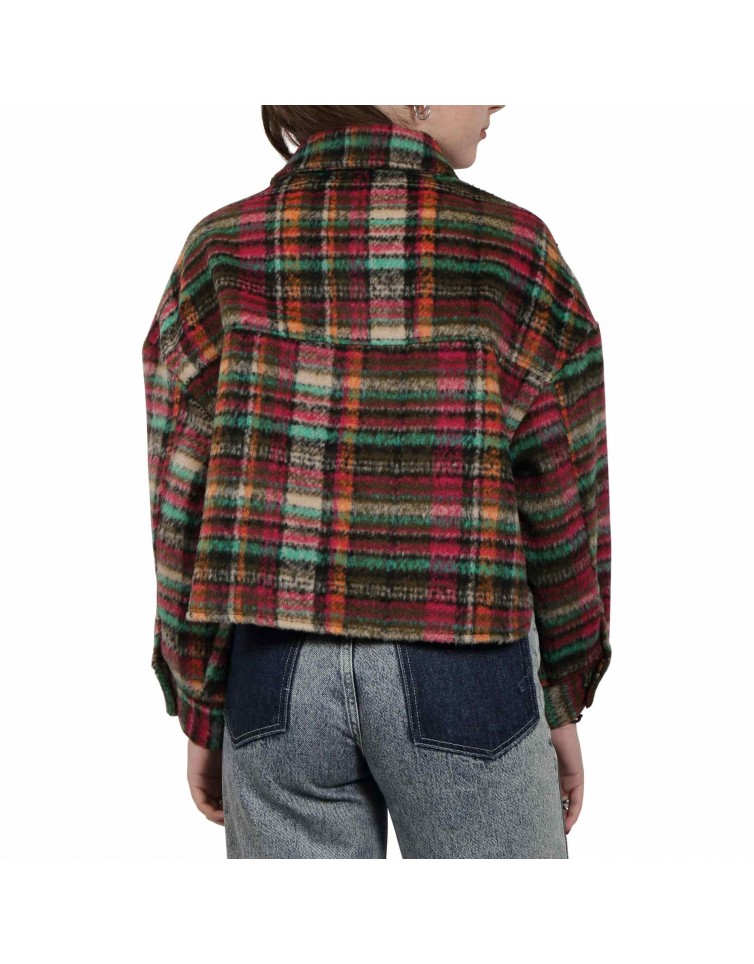 MAEVE CROP CHECK JACKET-15243176