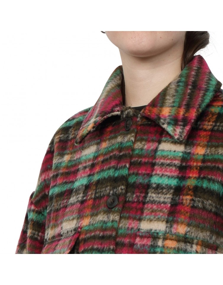 MAEVE CROP CHECK JACKET-15243176