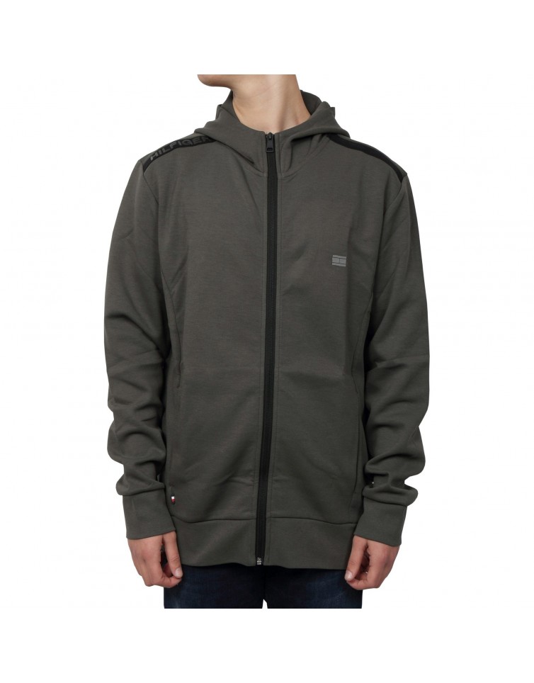 ZIP THROUGH HOODIE-MW0MW22923