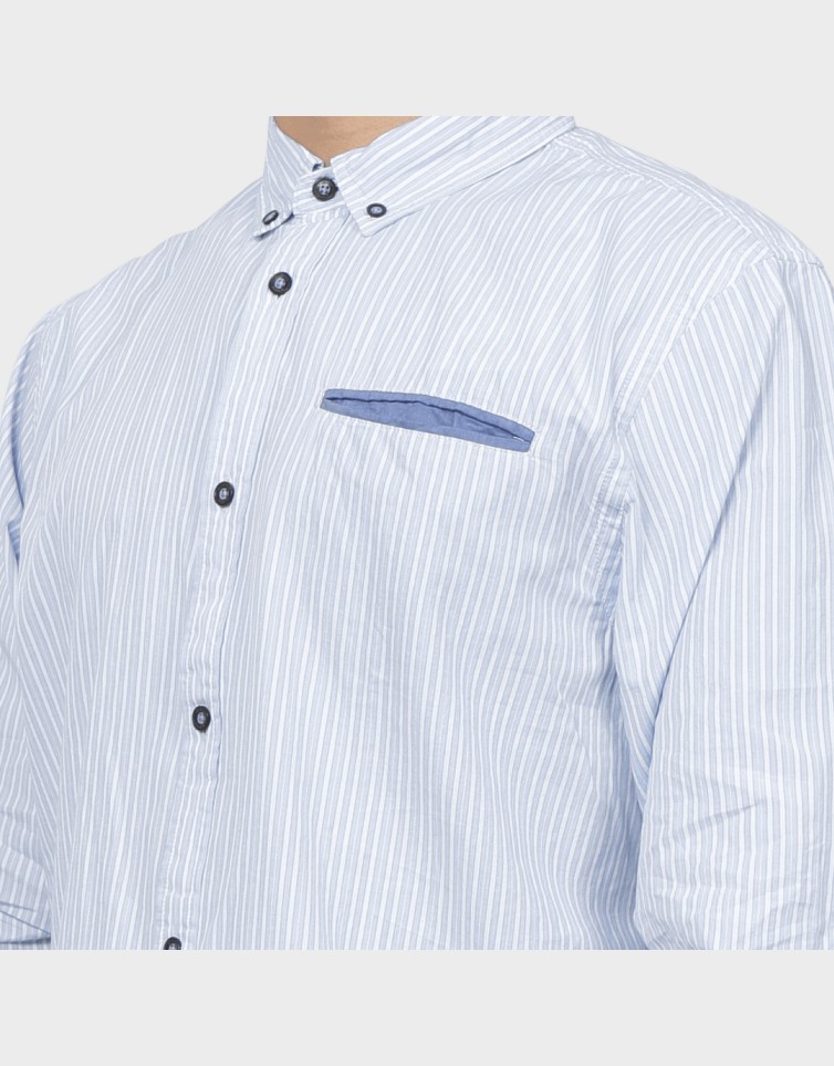 POCKETED STRIPED SHIRT