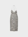 MIDI HALTER SLIP DRESS-SD0APW8011293A000000