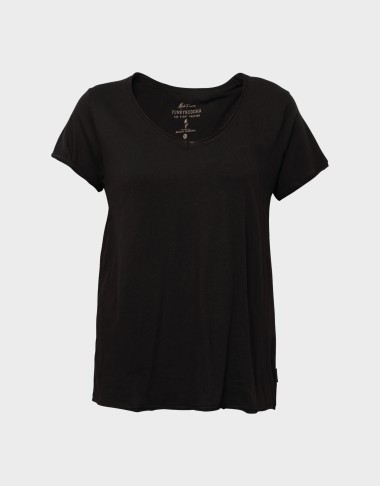 V-NECK TEE-FBL007-100-04
