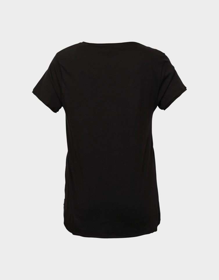 V-NECK TEE-FBL007-100-04