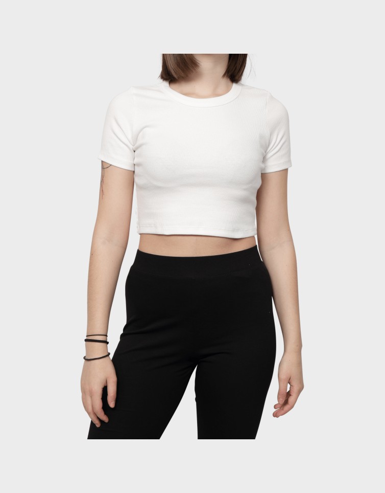 FLORIE RIB TEE-12217164