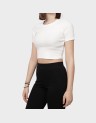 FLORIE RIB TEE-12217164