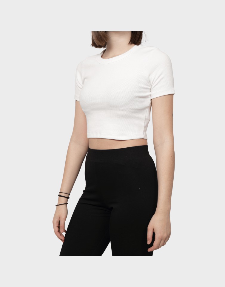 FLORIE RIB TEE-12217164