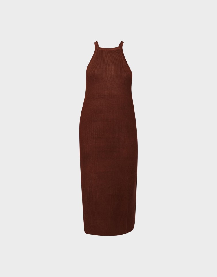 MESH MIDI DRESS