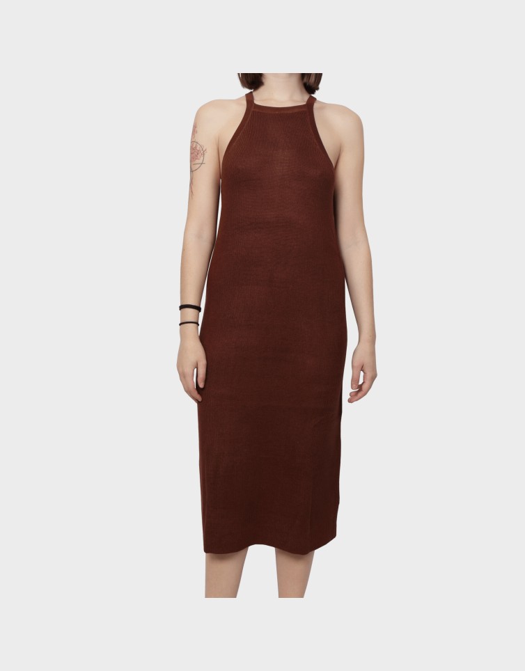 MESH MIDI DRESS
