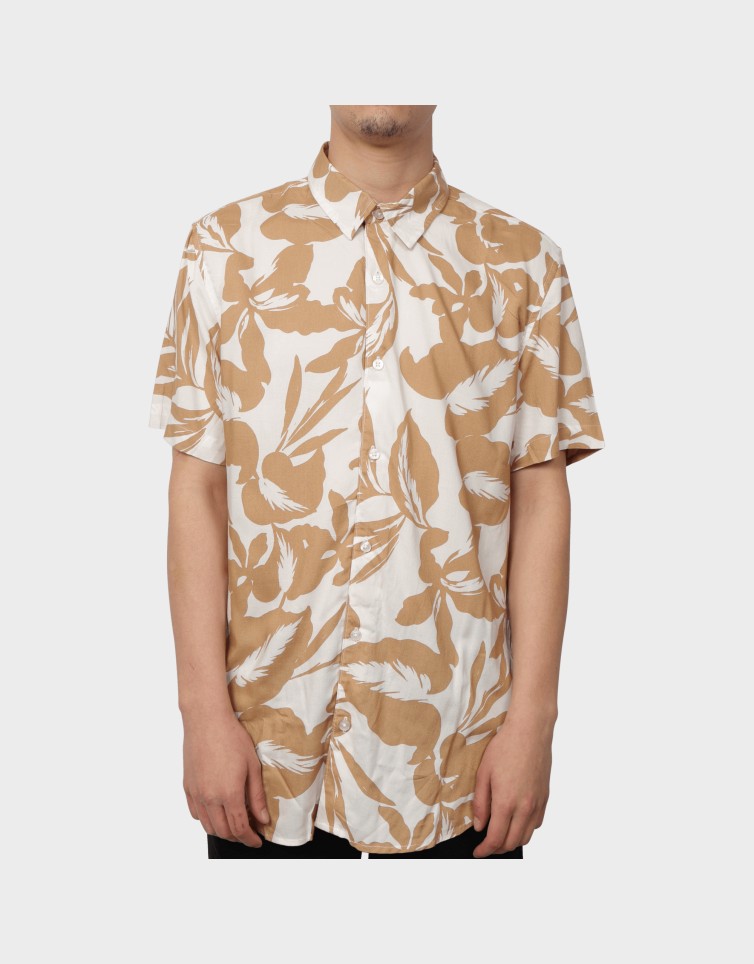 ECO RAYON RETRO PALM SHIRT