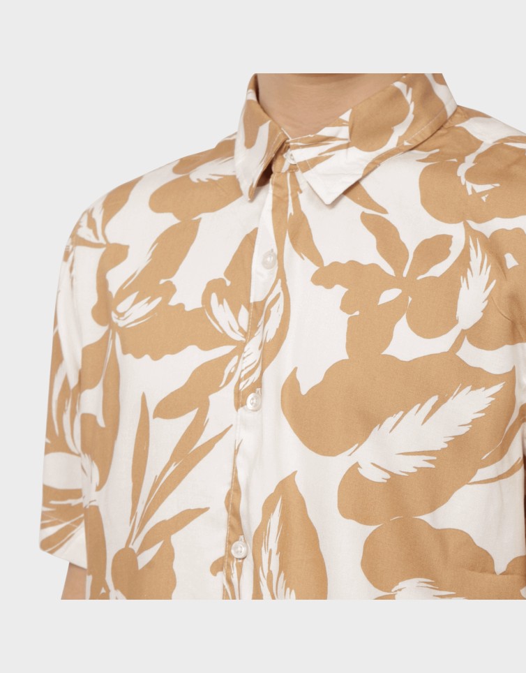ECO RAYON RETRO PALM SHIRT