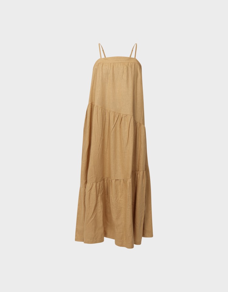LINEN BLEND MIDI