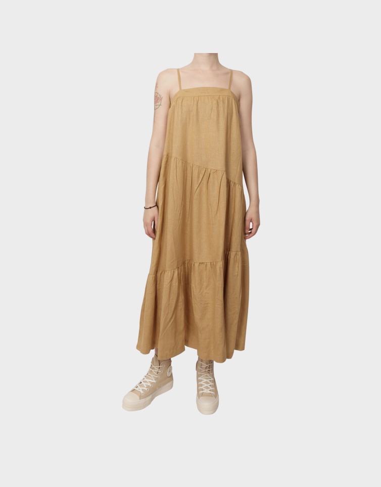LINEN BLEND MIDI