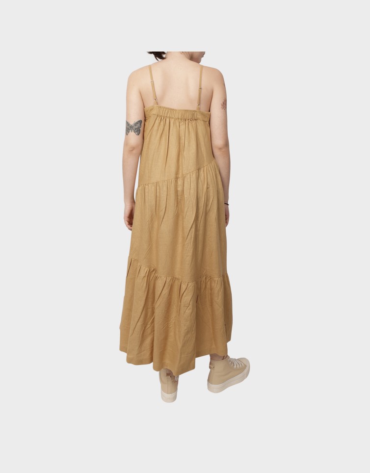 LINEN BLEND MIDI