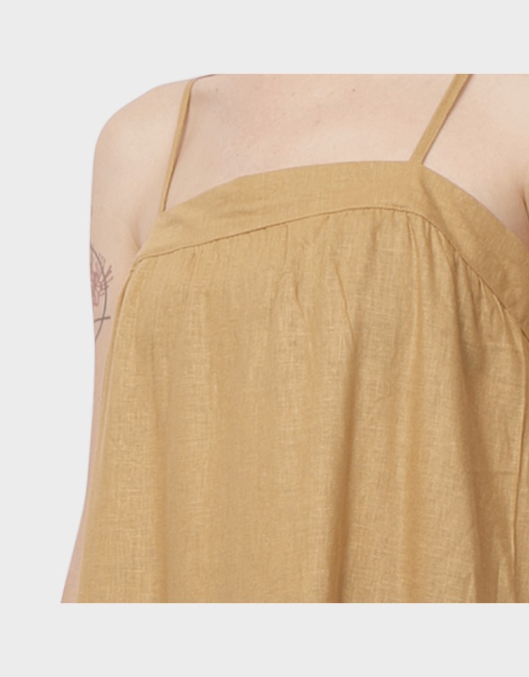 LINEN BLEND MIDI